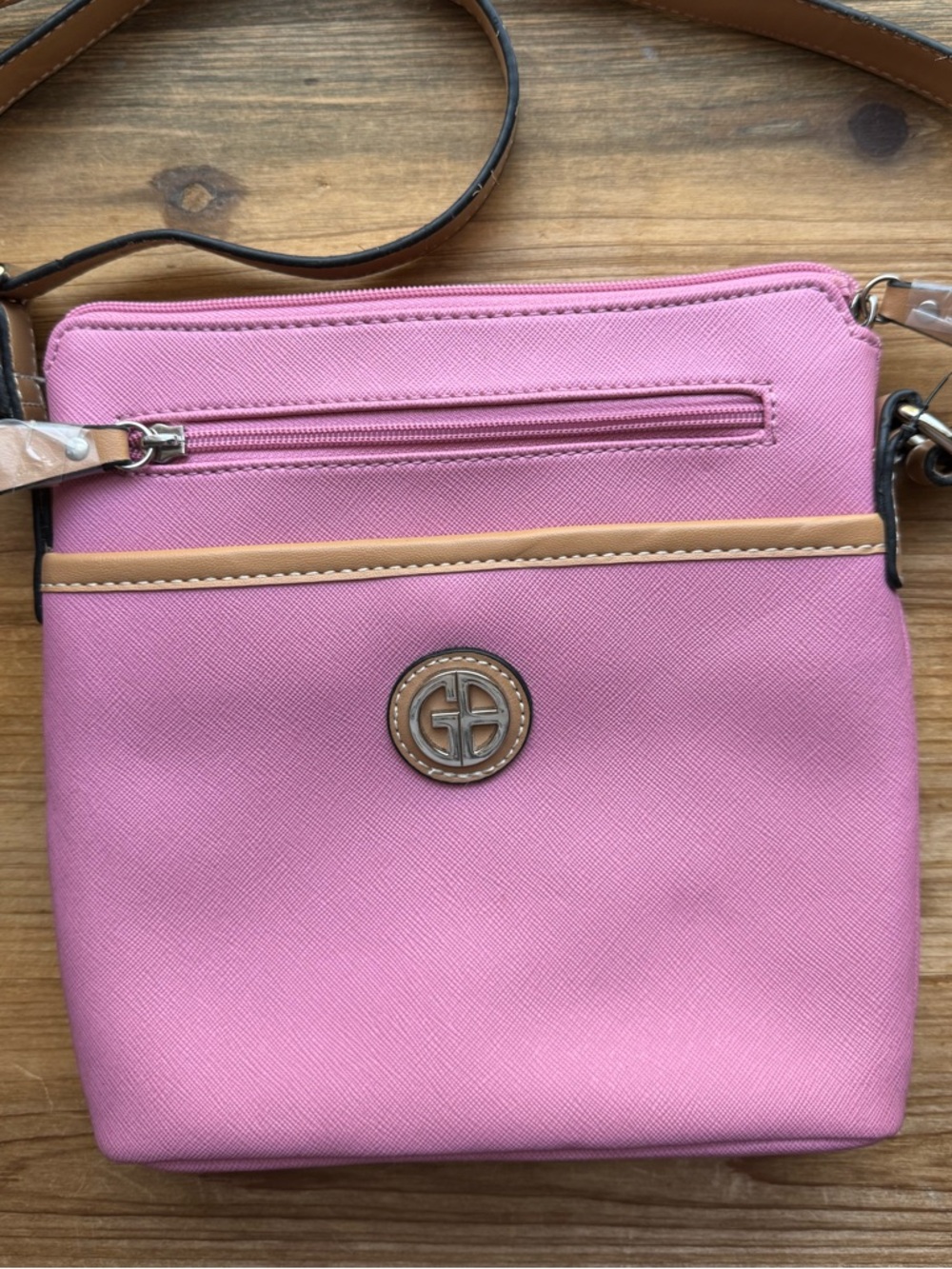 NWT Giani Bernini Pink Crossbody Purse New - Picture 3 of 10